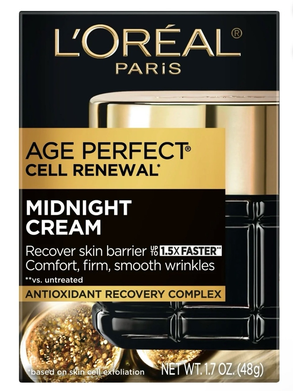 L’Oréal Age Perfect Cell Renewal Midnight
Cream 1.7oz New In box